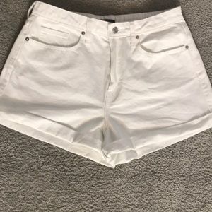 White shorts